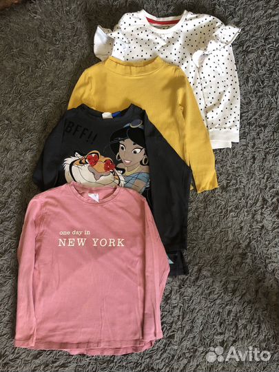 Ситшот лонгслив для девочки