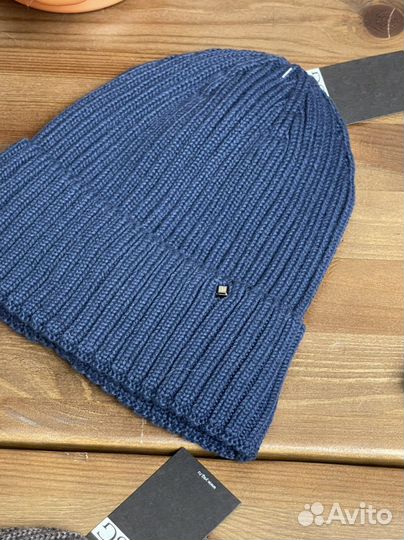 Шапка бини мужская зимняя на флисе