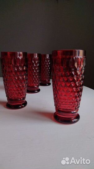 4шт стакан бокал Villeroy boch Boston оригинал