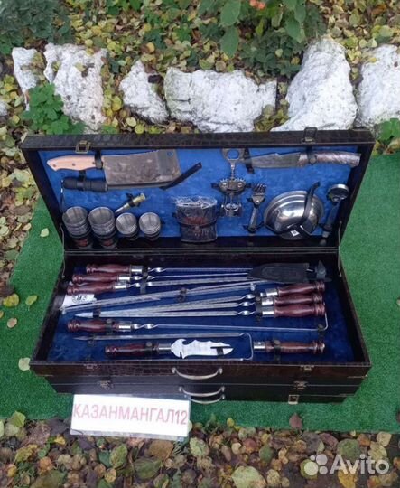 Шампура подарочные в кейсе