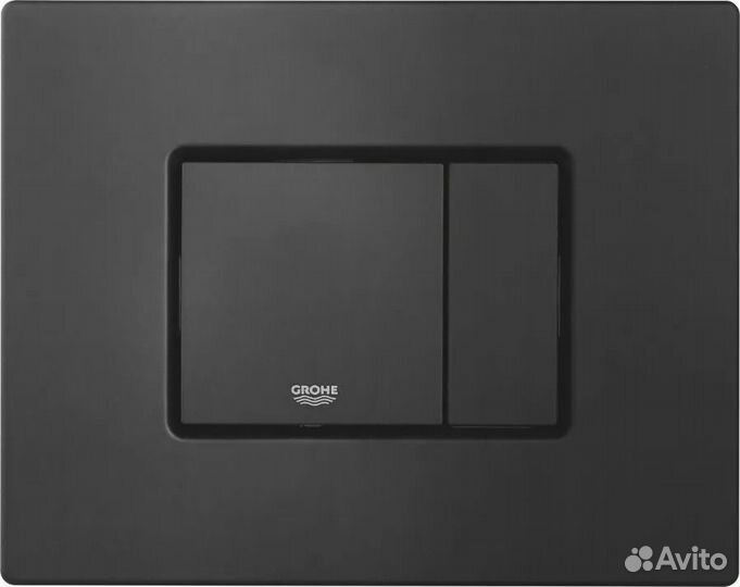 Инсталляция Grohe с черной кнопкой