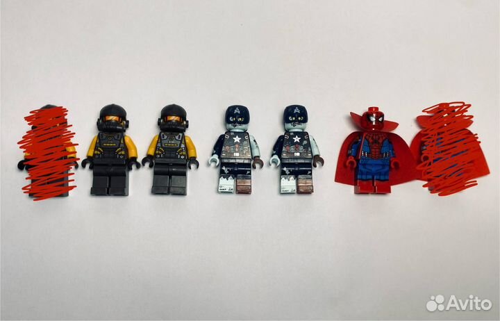 Lego Marvel minifigures