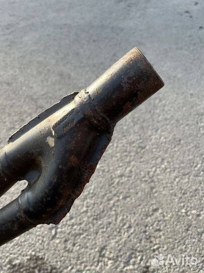 Глушитель, приемная труба, резонатор Москвич 2140