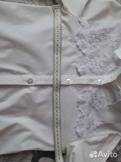 Блузка белая для девочек