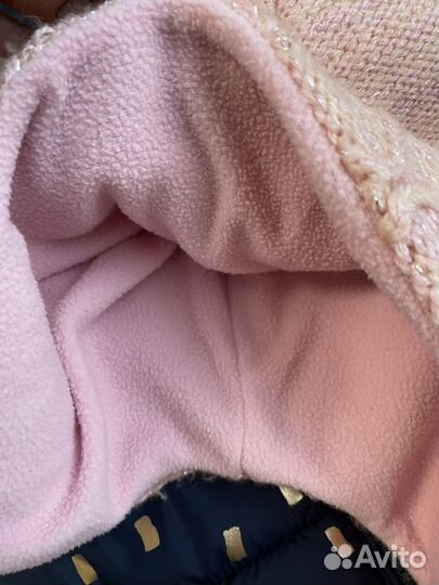 Шапка для девочки теплая зима