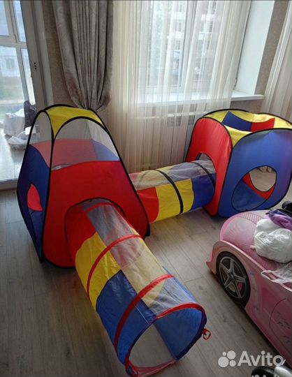 Детская палатка с тоннелем