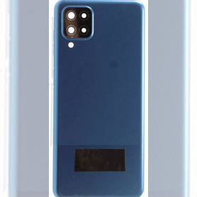 Задняя крышка для Samsung A12/A12 Nacho (A125F/A127F) Синяя (со стеклом камеры)