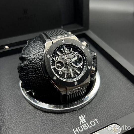 Часы Hublot Big Bang Unico Black Rubber