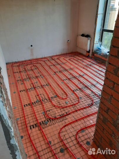 Монтаж систем отопления и водоснабжения