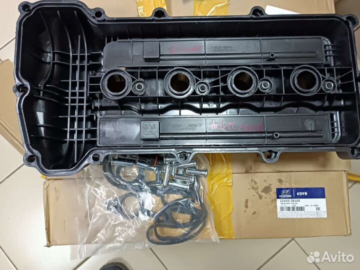 Клапанная крышка hyundai solaris