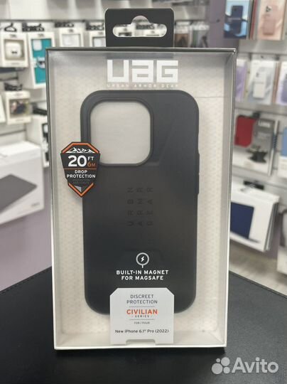 Uag iPhone 14 Pro Civilian Black (MagSafe)