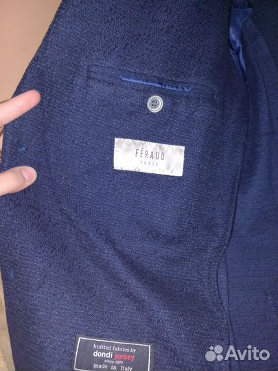 Мужской пиджак хлопковый 48 размер Feraud Paris