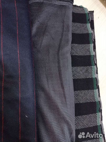 Отрез ткани шерсть,хлопок.Италия