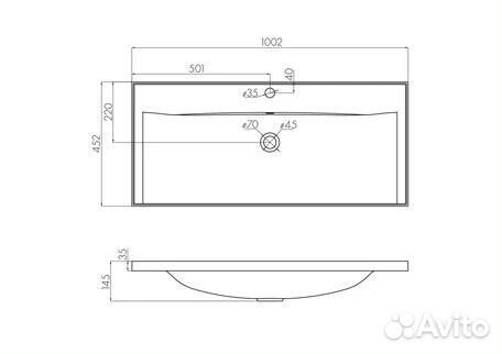 Тумба Акватон Диор 100 1A1677K2DR010 с раковиной