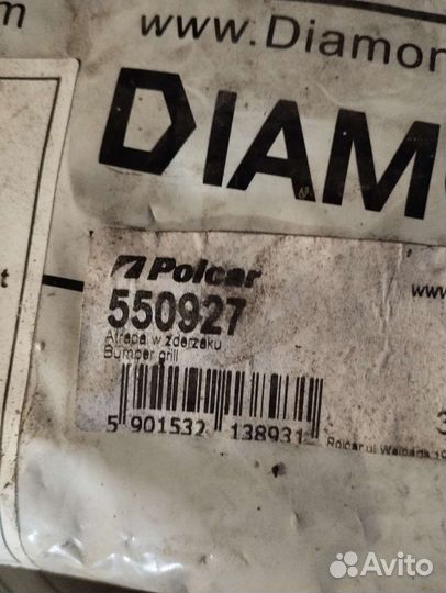 Решетка бампера opel astra h 2003-2007 г. в