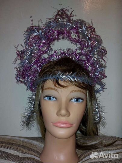 Костюм Снегурочка с короной