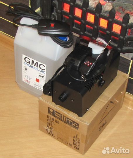 Дым машина 500W пульт Д/У Канистра дыма 5л New