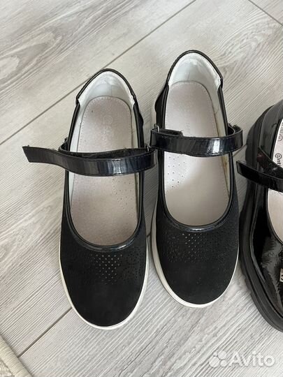 Туфли для девочки 33 размер (2 пары)