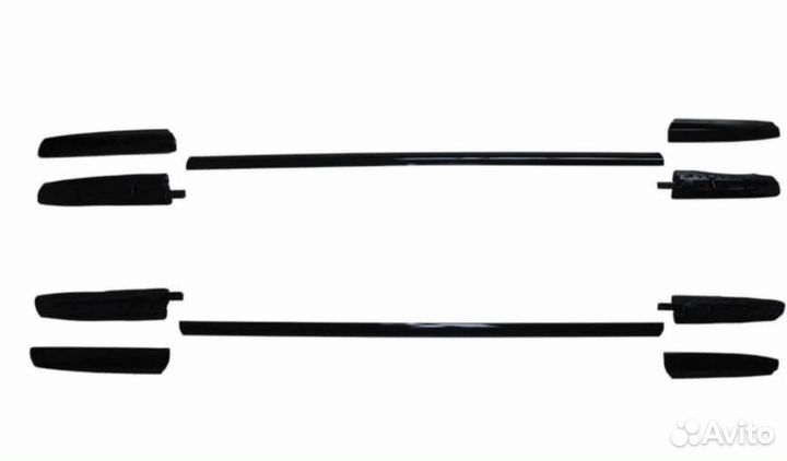 Рейлинги на крышу авто Тойота Highlander 2013г