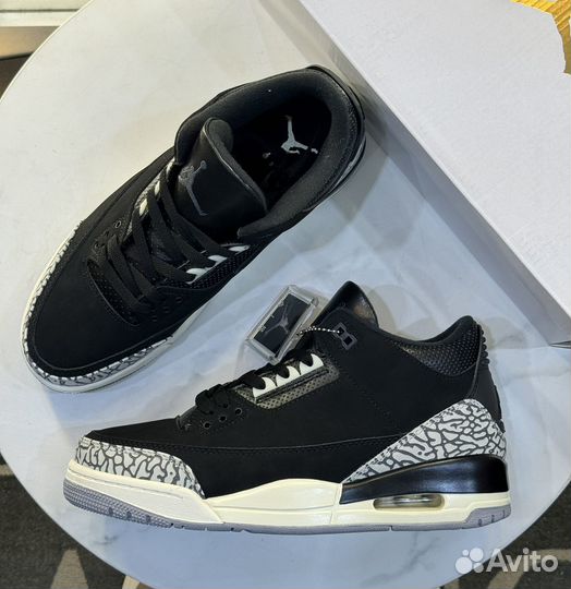 Кроссовки nike AIR jordan 3 OFF-noir