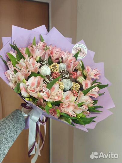 Красивый съедобный букет (цветы, )