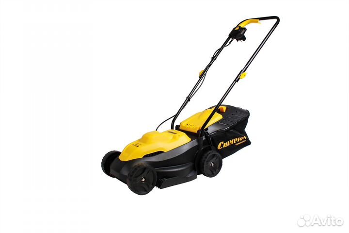 Электрическая газонокосилка champion EM3411