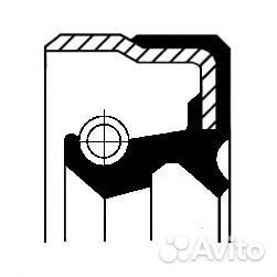 Сальник хвостовика 01020042B Corteco