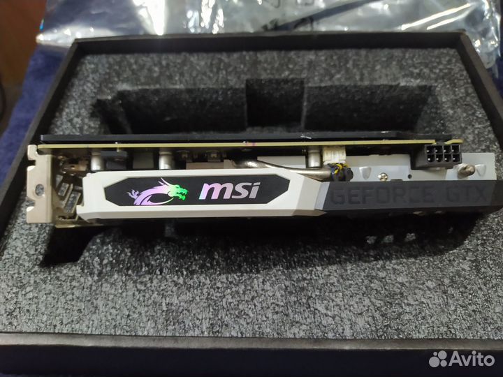 Видеокарта MSI GTX 1660 TI armor OC