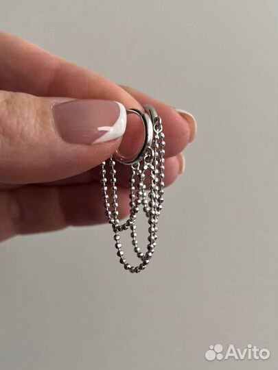 Серьги серебро 925