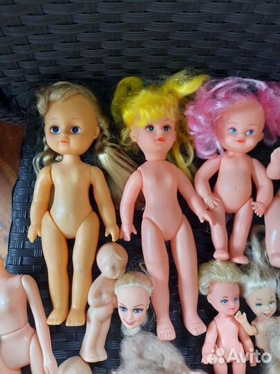 Винтажная барби и пупсы