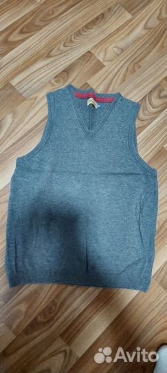 Жилет школьный серый