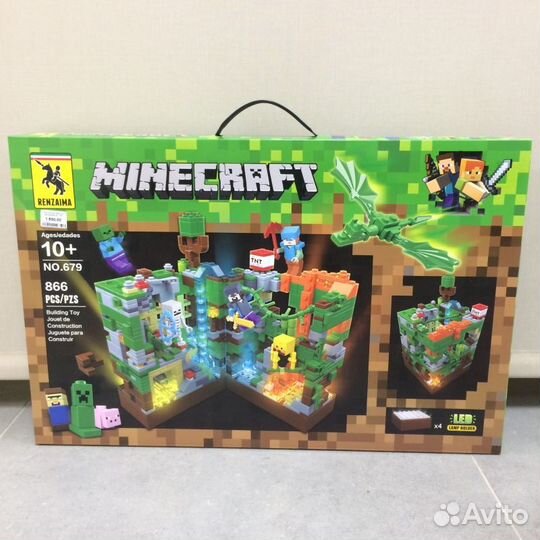 Конструктор Герои из кубиков 866 дет. 679