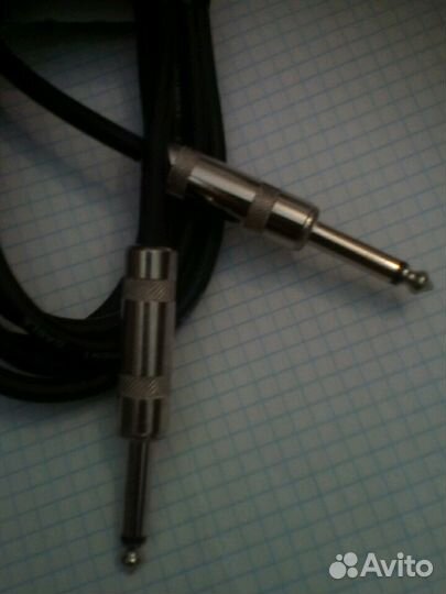 Кабель для гитары. 3м,6м. jack/jack