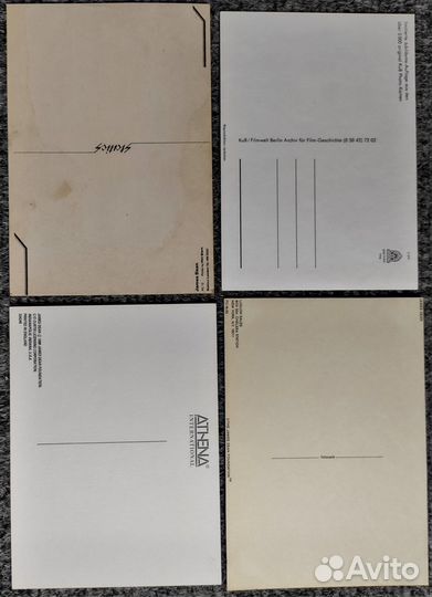 Открытки артистов зарубежных 1