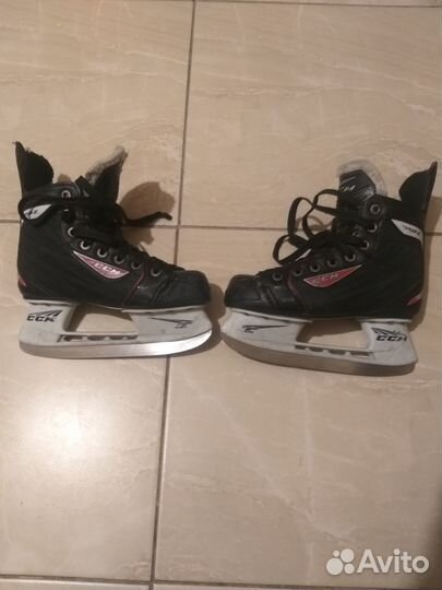 Коньки хоккейные детские ссм 35 размер