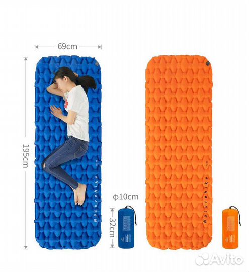 Naturehike коврик надувной новый