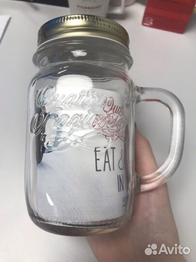 Quattro Stagioni кружка банка чашка с крышкой