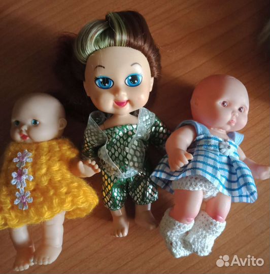 Куклы,пупсики пакетом