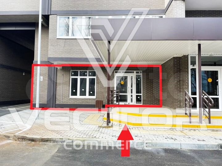 Торговое помещение 58,4 м²