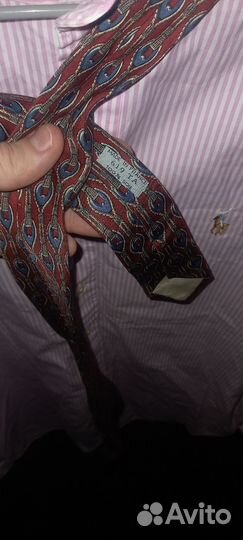 Галстук hermes шелк