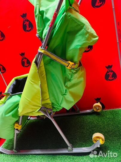 Санки с колесами (Кр 28011)