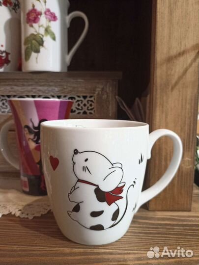 Кружка, кружки, бульонница, люминарк, Nescafe