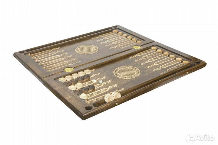 Нарды резные Бесконечность 60 х 60 см бук Армения 62997