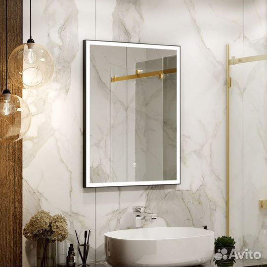 Зеркало с подсветкой для ванной