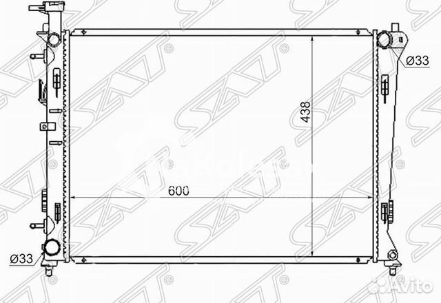 Радиатор KIA cerato/forte 09