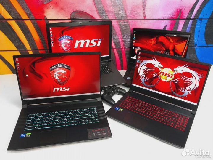 Мощные игровые ноутбуки MSI Geforce GTX/RTX+IPS