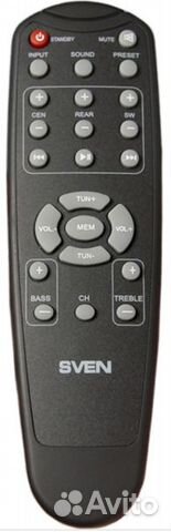 Пульт заменяющий Sven ihoo T100U Wood V.1