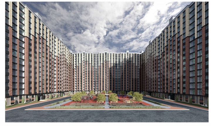 1-к. квартира, 54,5 м², 4/17 эт.