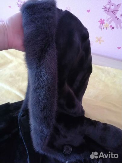Шуба мутоновая 48 размер
