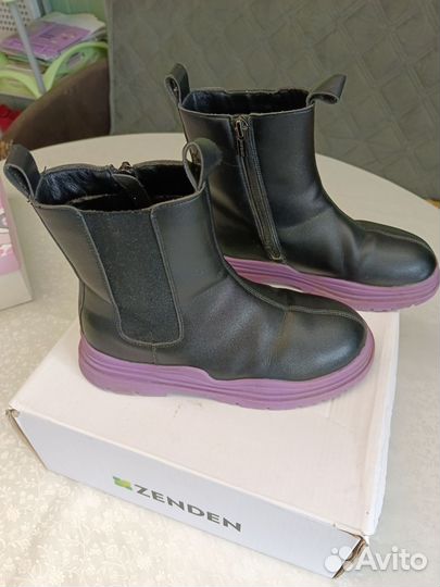 Ботинки демисезонные для девочки 34р